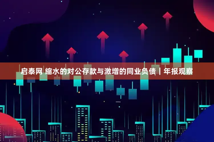 启泰网 缩水的对公存款与激增的同业负债｜年报观察